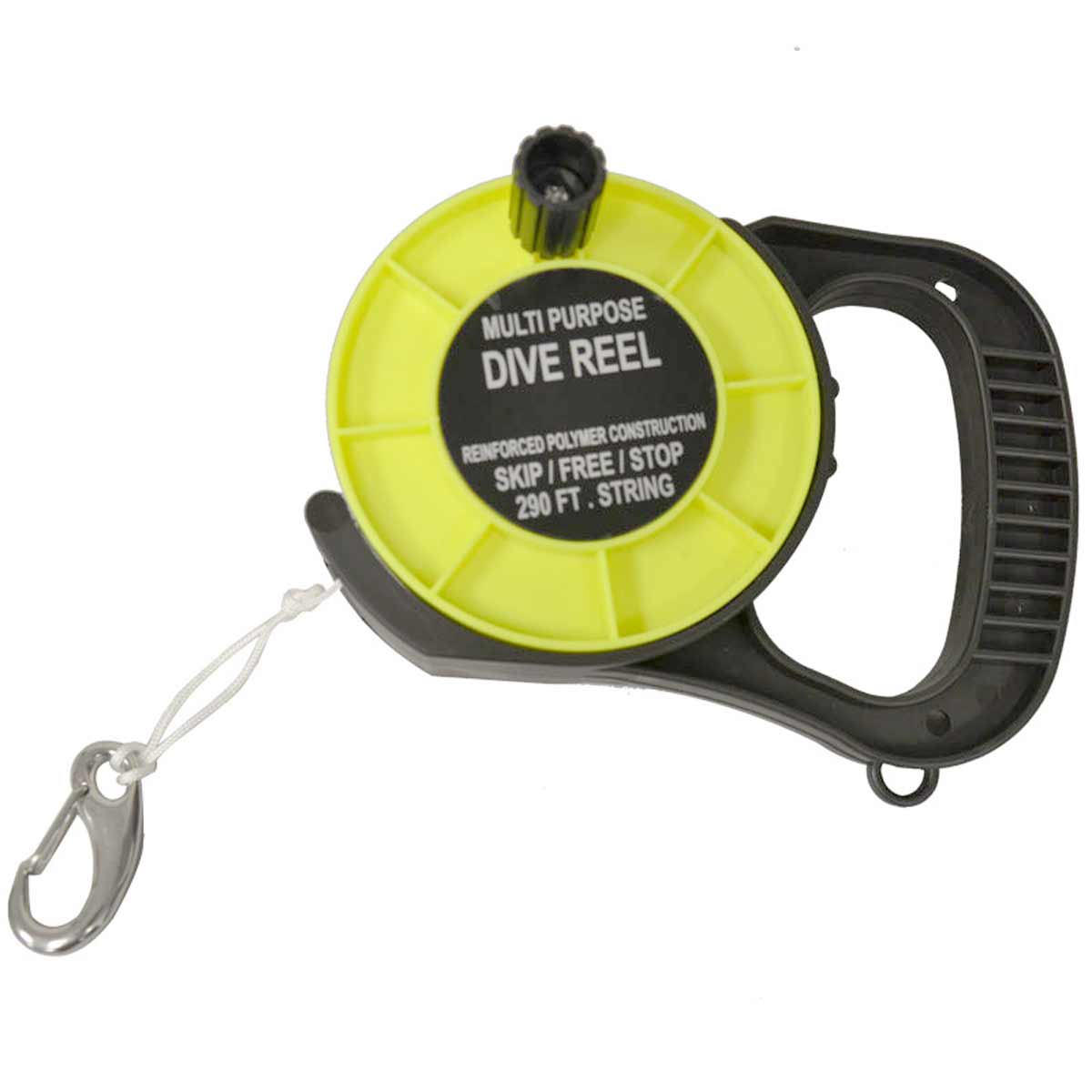 Sea Elite 290ft Ratcheting Line Reel - Neon Yellow